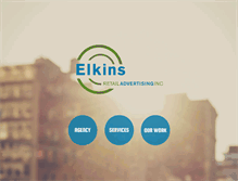 Tablet Screenshot of elkinsadvertising.com